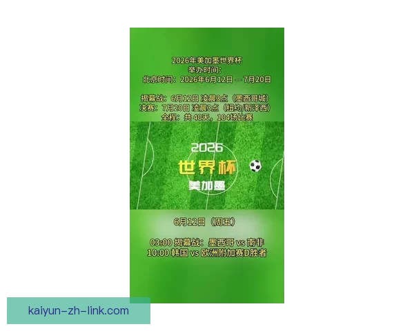 2026年世界杯展望：全球足球盛宴即将来临，历史新篇章等待开启